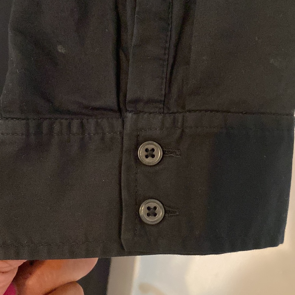 CARMEN black dress size 8. Just gotten out of the cleaners - Picture 5 of 6